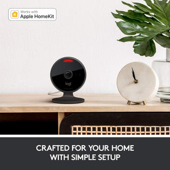 Buy Logitech,Logitech 961-000490 Circle View Weatherproof Wired Home Security Camera TrueView Video, 180° Wide Angle, 1080p HD, Night Vision, 2-Way Audio, Encrypted and Apple HomeKit Secure Video - Black - Gadcet UK | UK | London | Scotland | Wales| Near Me | Cheap | Pay In 3 | Surveillance Cameras