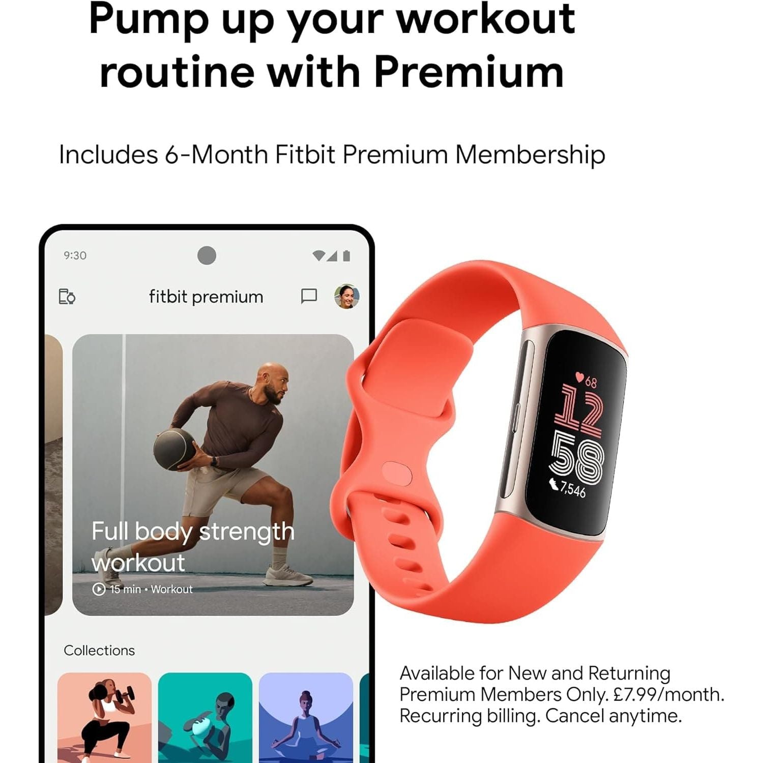 Buy Fitbit,Fitbit Charge 6 Fitness Tracker - Coral - Gadcet UK | UK | London | Scotland | Wales| Near Me | Cheap | Pay In 3 | Watches