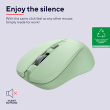 Buy Trust,Trust Mydo Silent Wireless Mouse – 82% Recycled Plastics, 1000-1800 DPI, Storable USB Receiver, RF 2.4GHz, Quiet Optical Mouse for Left & Right-Hand Users – Green - Gadcet UK | UK | London | Scotland | Wales| Near Me | Cheap | Pay In 3 | Mice & Trackballs