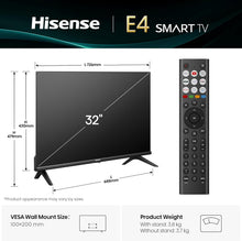 Buy Hisense,Hisense 32E4QTUK 32" HD Ready Smart LED TV with Freely – Direct Lit LED, Natural Colour Enhancer, Dolby Audio, DTS Virtual, Game Mode, Sports Mode, VIDAA OS - Gadcet UK | UK | London | Scotland | Wales| Near Me | Cheap | Pay In 3 | Televisions