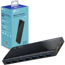 Buy TP-Link,TP-Link UH720 7-Port USB 3.0 Hub with 2 High-Speed 2.4A Charging Ports, 1m Cable, Compatible with Windows, macOS, Linux, Black - Gadcet UK | UK | London | Scotland | Wales| Near Me | Cheap | Pay In 3 | Chargers & Docking Stations