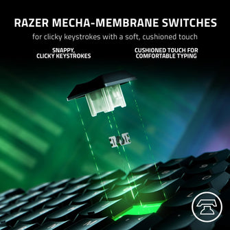 Buy Razer,Razer Ornata V2 - Gaming Keyboard with Mecha-Membrane Keys (Hybrid Mecha-Membrane Switch, Chroma RGB Backlight, Digital Volume Wheel, Ergonomic Wrist Rest) UK-Layout | Black - Gadcet.com | UK | London | Scotland | Wales| Ireland | Near Me | Cheap | Pay In 3 | gaming keyboard