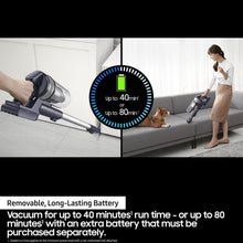 Buy Samsung,Samsung Jet 60 Turbo VS15A6031R4 Cordless Vacuum Cleaner, Max 150W Suction Power 40 min battery life, 2 in 1 flexible charger, compatible with clean station, Violet - Gadcet UK | UK | London | Scotland | Wales| Ireland | Near Me | Cheap | Pay In 3 | Vacuum Cleaner