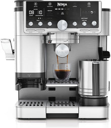 Ninja Luxe Café Pro ES701UK 3-in-1 Coffee Machine – Espresso, Filter Coffee & Cold Brew – Silver / Stainless Steel