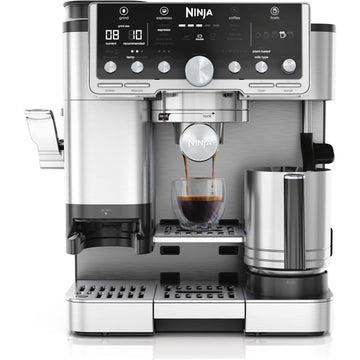 Ninja Luxe Café Pro ES701UK 3-in-1 Coffee Machine – Espresso, Filter Coffee & Cold Brew – Silver / Stainless Steel