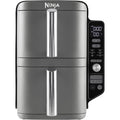 Ninja Double Stack XL Air Fryer, Vertical Dual Drawer AirFryer with 4 cooking levels, 2 Drawers and 2 Racks, Space Saving Design, 9.5L Capacity, 6 Cooking Functions, 8 Portions, Grey SL400UK - 1