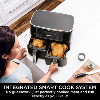 Buy Ninja,Ninja Foodi MAX Dual Zone Air Fryer Smart Cook System, 9.5L - Black - Gadcet UK | UK | London | Scotland | Wales| Near Me | Cheap | Pay In 3 | AIR FRYER / GRILL