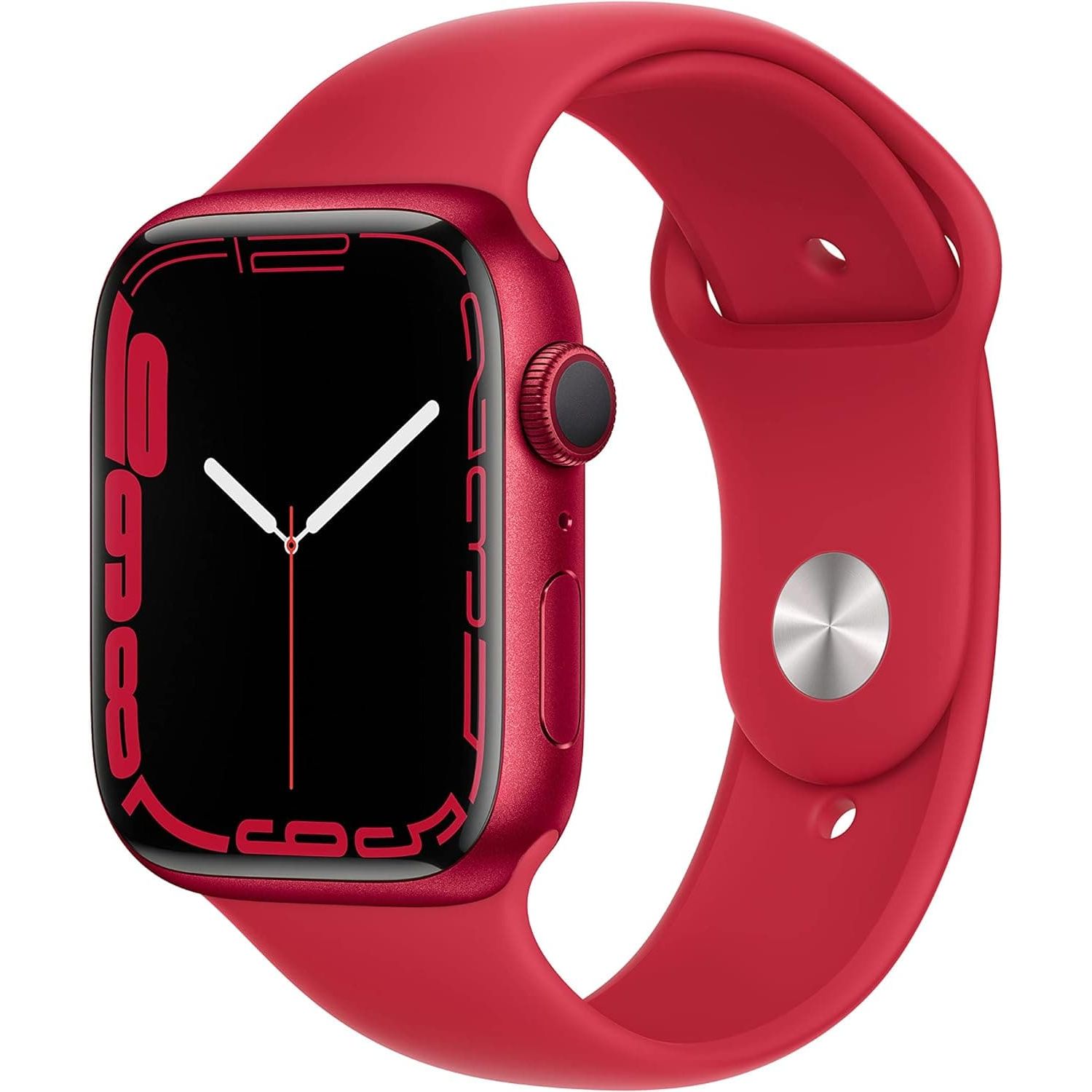 Buy Apple,Apple Watch Series 7 (GPS, 45mm) - (PRODUCT)RED Aluminium Case with Sport Band - MKN23B/A - Gadcet UK | UK | London | Scotland | Wales| Ireland | Near Me | Cheap | Pay In 3 | Watches