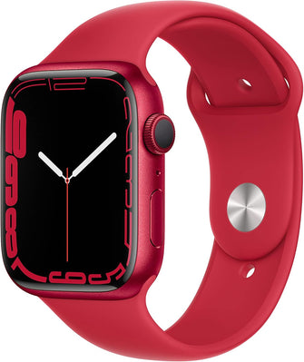 Apple Watch Series 7 (GPS, 45mm) – (PRODUCT)RED Aluminium Case with (PRODUCT)RED Sport Band – Advanced Health & Fitness Smartwatch