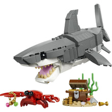 Buy Lego,LEGO Creator 3in1 Fierce Shark with a Treasure Chest Toy - Sea Animal Figure Transforms into an Anglerfish or Manta Ray - Room Decor Idea for 8+ Year Old Boys & Girls - 31381 - Gadcet UK | UK | London | Scotland | Wales| Near Me | Cheap | Pay In 3 | Toys & Games
