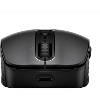 HP 690 Qi-Charging Wireless Mouse – Bluetooth, 4000 DPI, 6 Programmable Buttons, 4D Tilt Wheel, AES Security, Compatible with PC, Mac & Chrome – Black