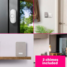 Buy Byron,Byron Wireless Doorbell Set – Twin Pack – Battery Portable and Plug in – 150 m Range - Gadcet UK | UK | London | Scotland | Wales| Near Me | Cheap | Pay In 3 | Electronics