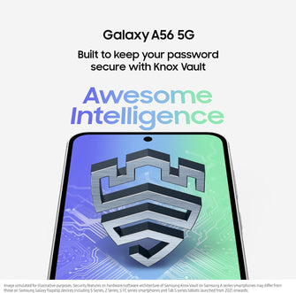 Samsung Galaxy A56 5G Dual SIM, 8GB RAM, 256GB Storage - Unlocked - Awesome Light Grey