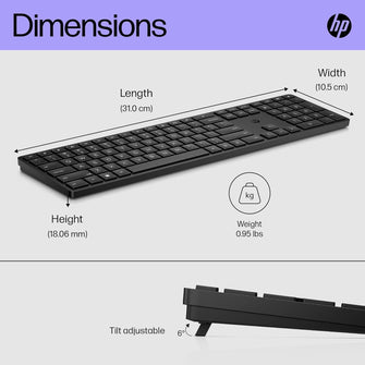 Buy HP,HP 450 Programmable Wireless Keyboard with 20+ Programmable Keys, Adjustable Incline, 20+ month Battery Life, made from 60% Recycled Materials - Gadcet  | UK | London | Scotland | Wales| Near Me | Cheap | Pay In 3 | Keyboard & Mouse