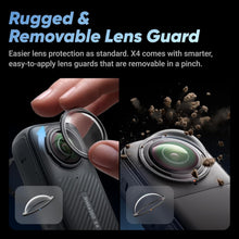 Buy Insta360,Insta360 X4 8K Waterproof 360 Action Camera - 4K Wide-Angle Video, Removable Lens Guards, 135 Min Battery Life, AI Editing, Stabilization, for Sports & Outdoor - Gadcet UK | UK | London | Scotland | Wales| Near Me | Cheap | Pay In 3 | Action Video Cameras