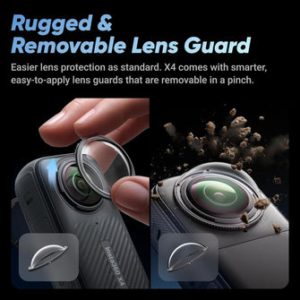 Buy Insta360,Insta360 X4 8K Waterproof 360 Action Camera - 4K Wide-Angle Video, Removable Lens Guards, 135 Min Battery Life, AI Editing, Stabilization, for Sports & Outdoor - Gadcet UK | UK | London | Scotland | Wales| Near Me | Cheap | Pay In 3 | Action Video Cameras