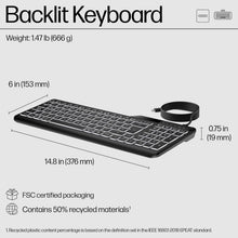 Buy HP,HP 400 Backlit Wired Keyboard – Black, Warm White LED, Slim Design, USB-C + USB-A Compatible - Gadcet UK | UK | London | Scotland | Wales| Near Me | Cheap | Pay In 3 | Keyboards