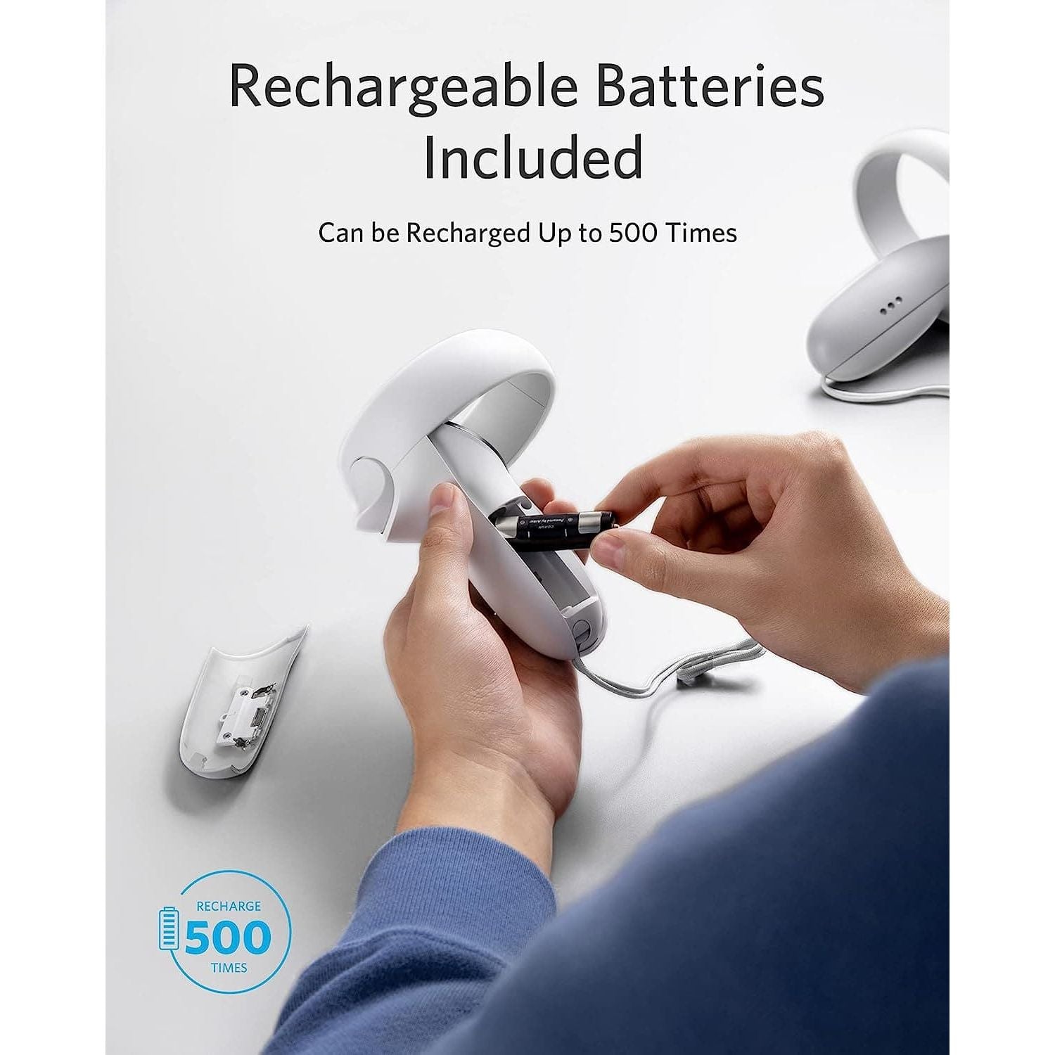 Buy Anker,Anker Charging Dock for Oculus Quest 2, USB-C Charger and Cable - Gadcet.com | UK | London | Scotland | Wales| Ireland | Near Me | Cheap | Pay In 3 | Power Adapters & Chargers