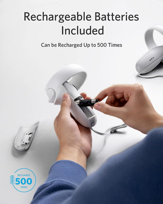 Buy Anker,Anker Charging Dock for Oculus Quest 2, USB-C Charger and Cable - Gadcet.com | UK | London | Scotland | Wales| Ireland | Near Me | Cheap | Pay In 3 | Power Adapters & Chargers