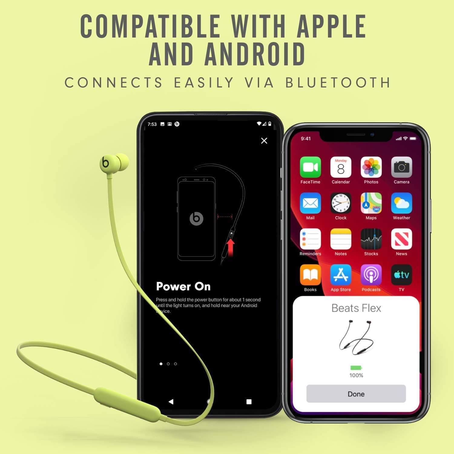 Buy Beats,Beats Flex Wireless Earbuds - Blue - Gadcet UK | UK | London | Scotland | Wales| Near Me | Cheap | Pay In 3 | In-Ear Headphones