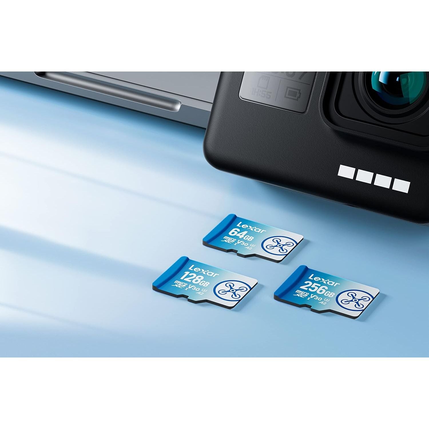 Buy Lexar,Lexar Fly 128GB microSDXC UHS-I Memory Card - Up to 160MB/s Read, U3, Class 10, V30, A2, High-Speed TF Card for DJI Drones & Action Cameras (LMSFLYX128G-BNNAA) - Gadcet UK | UK | London | Scotland | Wales| Near Me | Cheap | Pay In 3 | Flash Memory Cards