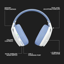 Buy Logitech,Logitech G435 LIGHTSPEED & Bluetooth Wireless Gaming Headset - Ultra Lightweight 165g over-ear headphones, built-in mics, 18h battery, compatible with Dolby Atmos, PC, PS4, PS5, Mobile - White - Gadcet UK | UK | London | Scotland | Wales| Near Me | Cheap | Pay In 3 | Headphones & Headsets