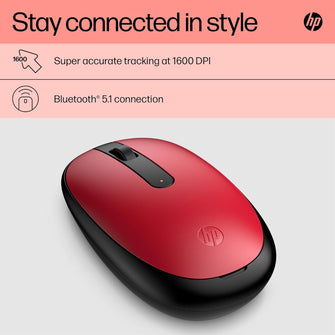 Buy HP,HP 240 Bluetooth Wireless Mouse – Red, Bluetooth 5.1, 1600 DPI Optical Sensor, Lightweight, Ambidextrous Design with AES Technology - Gadcet UK | UK | London | Scotland | Wales| Near Me | Cheap | Pay In 3 | Keyboard & Mouse