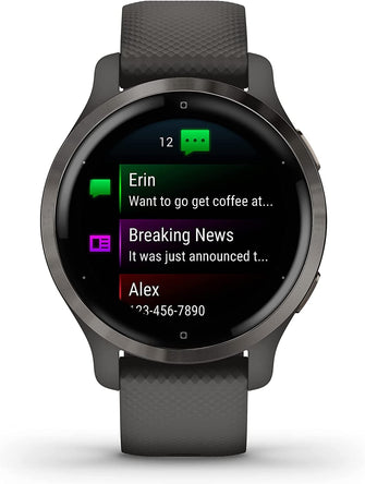 Gadcet.com,Garmin Venu 2S GPS Smart Watch - Slate / Graphite - Gadcet.com