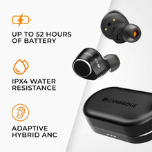 Buy Cambridge Audio,Cambridge Audio Melomania M100 True Wireless Earbuds, ANC, Hi-Fi Sound, Bluetooth, 52-Hour Battery with Charging Case - Black - Gadcet UK | UK | London | Scotland | Wales| Near Me | Cheap | Pay In 3 | In-Ear Headphones