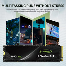 Buy Fikwot,Fikwot FN501 Pro NVMe SSD 1TB M.2 2280, PCIe Gen3 x4, Up to 3500MB/s, 3D TLC NAND, SLC Cache - Compatible with Laptops & Desktops - Gadcet UK | UK | London | Scotland | Wales| Near Me | Cheap | Pay In 3 | Hard Drives