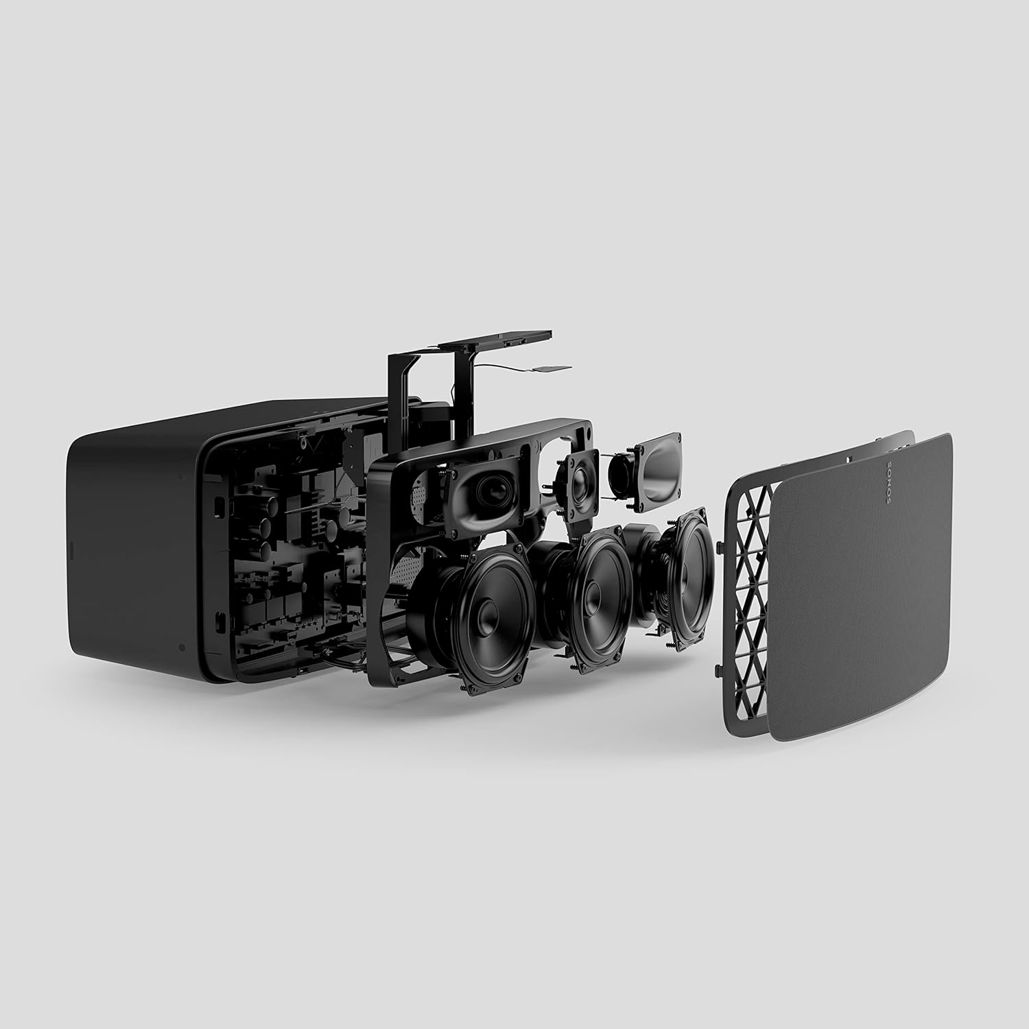Buy Sonos,Sonos Five | HiFi Speaker with WiFi, 3.5 mm Line In, Support for Hi-Res Audio Streaming - Black - Gadcet UK | UK | London | Scotland | Wales| Near Me | Cheap | Pay In 3 | Speaker