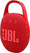 JBL Clip 5 Ultra-Portable Bluetooth Speaker with Integrated Carabiner, Big JBL Pro Sound, PlaytimeBoost, Waterproof Design and 12-Hour Playtime, Red | Integrated Carabiner, Big Pro Sound, PlaytimeBoost, Waterproof Design and 12-Hour Playtime