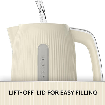 Buy BREVILLE,Breville Bold Vanilla Cream Electric Kettle | 1.7L | 3kW Fast Boil | Cream & Silver Chrome - Gadcet UK | UK | London | Scotland | Wales| Ireland | Near Me | Cheap | Pay In 3 | Electronics