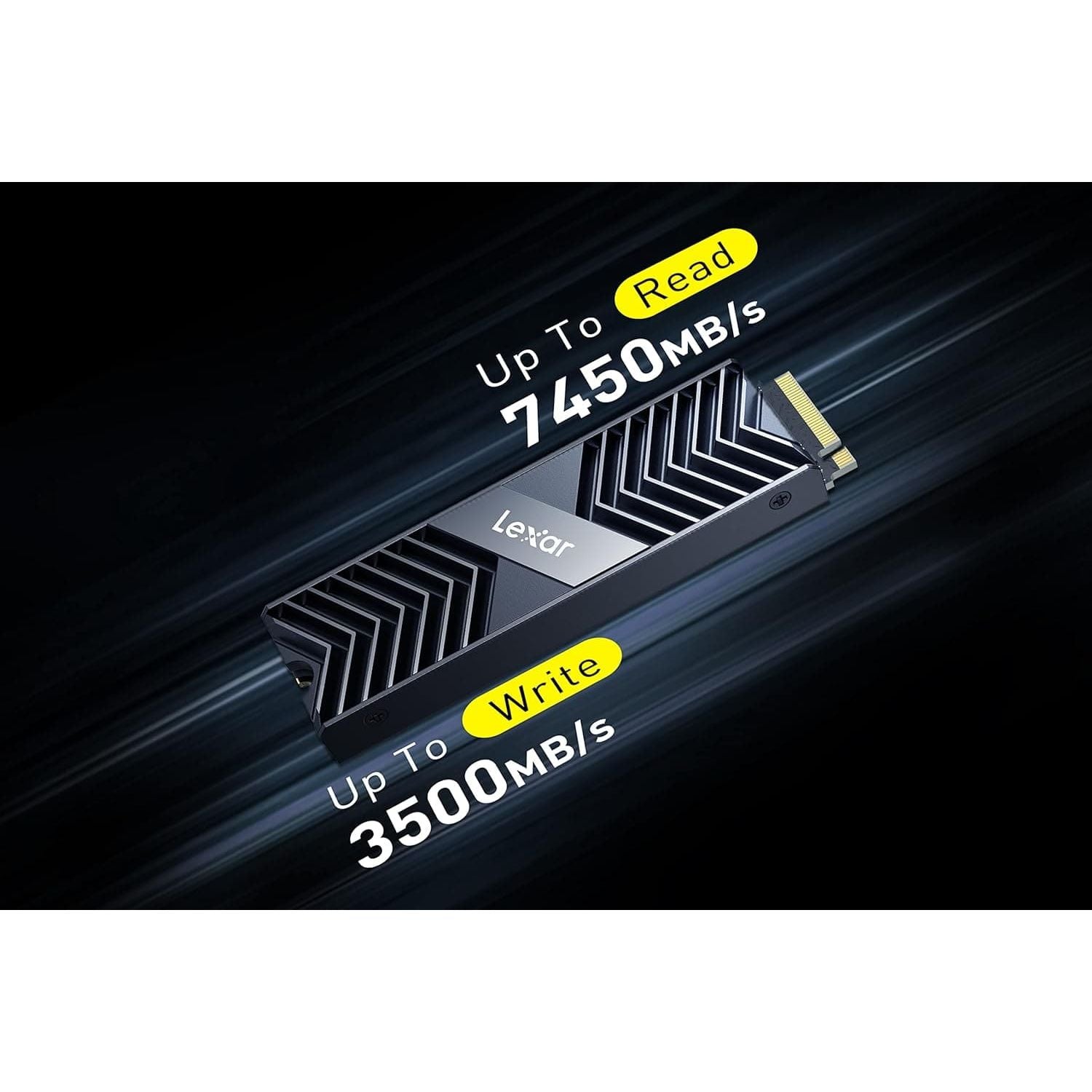 Buy Lexar,Lexar Professional NM800 PRO with Heatsink 512GB SSD, M.2 2280 PCIe Gen4x4 NVMe 1.4 Internal SSD, Up to 7450MB/s Read, 3500MB/s Write, Internal Solid State Drive for PS5, Gamer (LNM800P512G-RN8NG) - Gadcet UK | UK | London | Scotland | Wales| Near Me | Cheap | Pay In 3 | Computer Accessories