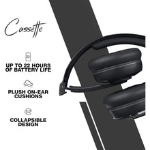 Buy Skullcandy,Skullcandy Cassette On-Ear Wireless Headphones, 22 Hr Battery, Microphone, Works with iPhone Android and Bluetooth Devices - Black - Gadcet UK | UK | London | Scotland | Wales| Ireland | Near Me | Cheap | Pay In 3 | Headphones & Headsets