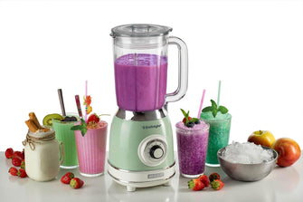 Ariete Vintage 58304 Glass Jug Blender – 1000W, 1.5L Capacity, Green