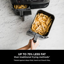 Buy Ninja,Ninja Foodi Dual Zone Digital Air Fryer, 2 Drawers, 7.6L, 6-in-1 Cooks 4-6 Portions, Non-Stick, Dishwasher Safe Baskets, Black - Gadcet UK | UK | London | Scotland | Wales| Ireland | Near Me | Cheap | Pay In 3 | AIR FRYER / GRILL