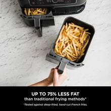 Ninja Foodi Dual Zone Digital Air Fryer, 2 Drawers, 7.6L, 6-in-1 Cooks 4-6 Portions, Non-Stick, Dishwasher Safe Baskets, Black - 5