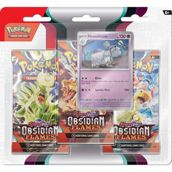 Buy Gadcet UK,Pokémon Scarlet & Violet 3 Obsidian Flames 3-Pack Display - Gadcet UK | UK | London | Scotland | Wales| Near Me | Cheap | Pay In 3 | Toys & Games
