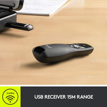 Buy Logitech,Logitech R400 Wireless Presentation Remote, 2.4 GHz, USB-Receiver, Red Laser Pointer, 15-Meter Operating Range, 6 Buttons, Intuitive Slideshow Control, Battery Indicator, PC - Black - Gadcet UK | UK | London | Scotland | Wales| Near Me | Cheap | Pay In 3 | Remote Controls