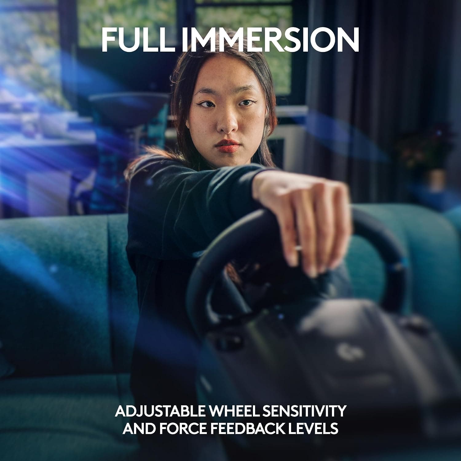 Buy Logitech,Logitech G923 Racing Wheel and Pedals, TRUEFORCE up to 1000 Hz Force Feedback, Responsive Pedal, Dual Clutch Launch Control, Genuine Leather Wheel Cover, for Xbox Series X|S|One, PC - Black - Gadcet UK | UK | London | Scotland | Wales| Ireland | Near Me | Cheap | Pay In 3 | Electronics