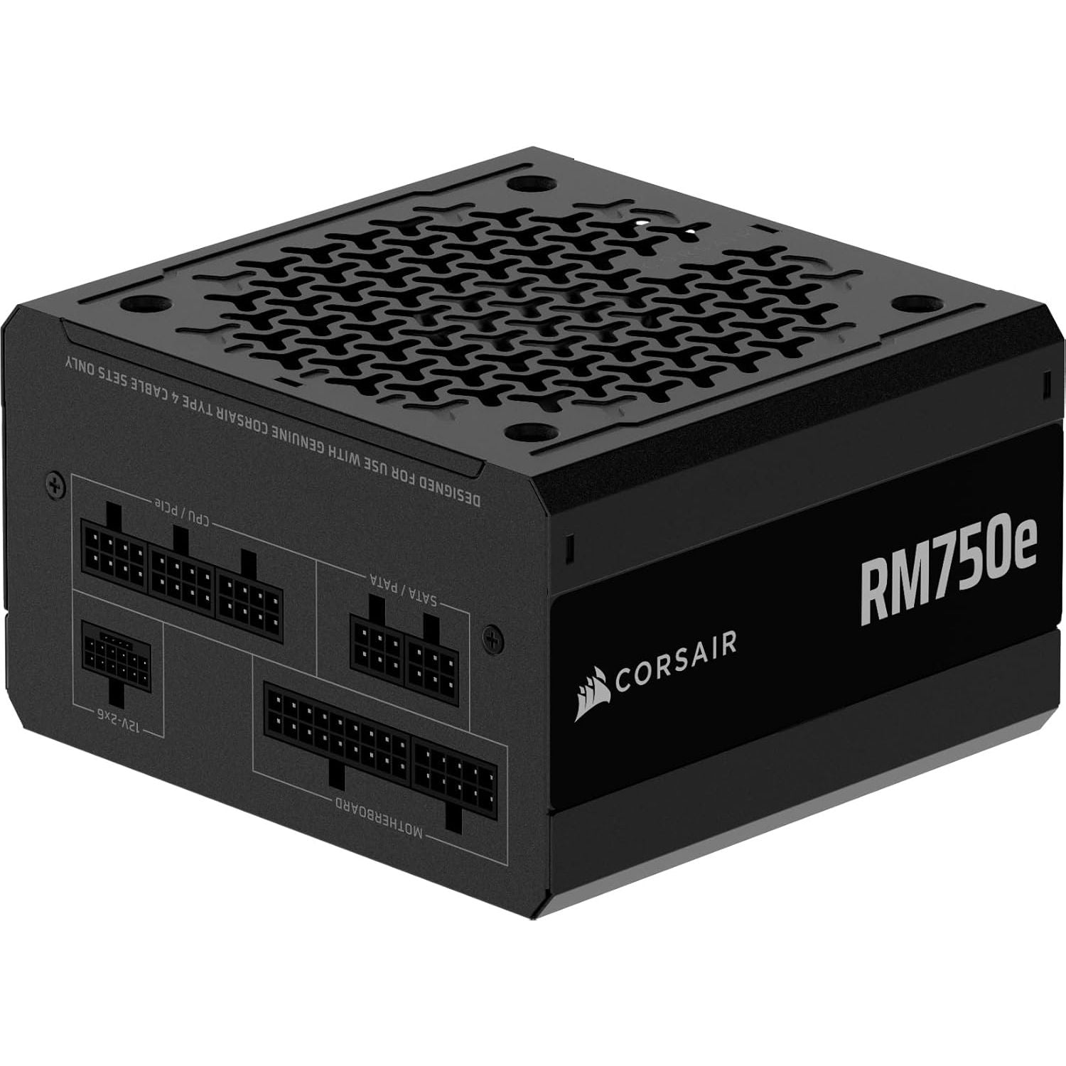 Buy Corsair,Corsair RM750e (2025) – 750W Fully Modular Low-Noise ATX Power Supply, ATX 3.1 & PCIe 5.1 Compliant, Cybenetics Gold Certified, 12V-2x6 Connector – Black - Gadcet UK | UK | London | Scotland | Wales| Near Me | Cheap | Pay In 3 | Computer Power Supplies