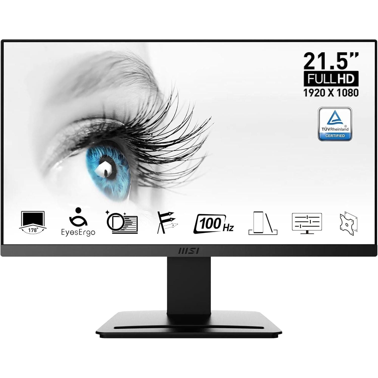 Buy MSI,MSI PRO MP223 22.3" FHD 100Hz Monitor, VA, 4ms, FreeSync, HDMI/VGA, Anti-Glare, TÜV Certified - Gadcet UK | UK | London | Scotland | Wales| Near Me | Cheap | Pay In 3 | Computer Monitors