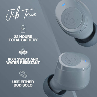 Buy Skullcandy,Skullcandy Jib True Wireless In-Ear Headphones, Bluetooth 5.0, IPX4 Water Resistant, 22 Hours Battery Life - Chill Grey. - Gadcet UK | UK | London | Scotland | Wales| Near Me | Cheap | Pay In 3 | Headphones & Headsets