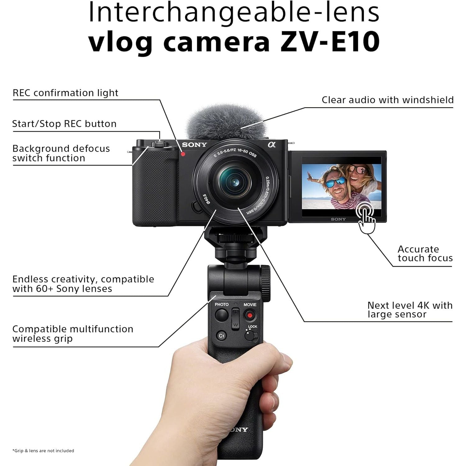 Buy Sony,Sony ZV-E10 24.2MP APS-C 4K Vlog Camera Body Only - Gadcet UK | UK | London | Scotland | Wales| Near Me | Cheap | Pay In 3 | Mirrorless Digital Camera
