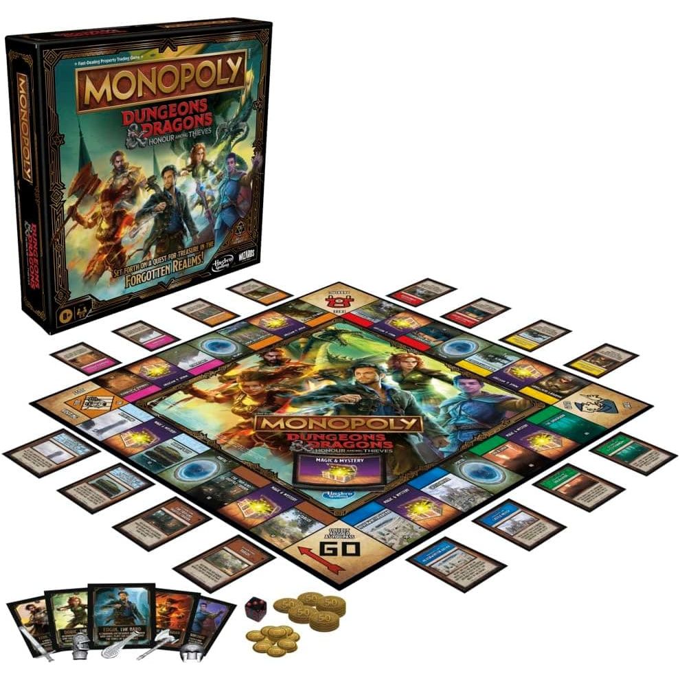 Buy Gadcet UK,Monopoly Dungeons & Dragons: Honor Among Thieves Game, Inspired by the Movie, D&D Board Game for 2-5 Players - Gadcet UK | UK | London | Scotland | Wales| Ireland | Near Me | Cheap | Pay In 3 | Games and Toys