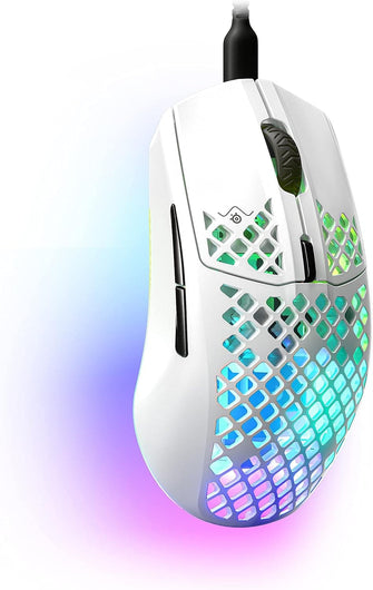 Buy SteelSeries,SteelSeries Aerox 3 Wireless Gaming Mouse - Snow White - Gadcet UK | UK | London | Scotland | Wales| Ireland | Near Me | Cheap | Pay In 3 | Computer Accessories