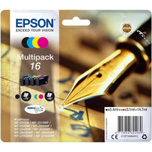 Buy Epson,Epson 16 Pen & Crossword Genuine Multipack, 4-colours Ink Cartridges, DURABrite Ultra Ink - Gadcet UK | UK | London | Scotland | Wales| Ireland | Near Me | Cheap | Pay In 3 | Toner & Inkjet Cartridge Refills