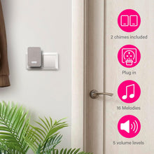 Buy Byron,Byron Wireless Doorbell Set – Twin Pack – Battery Portable and Plug in – 150 m Range - Gadcet UK | UK | London | Scotland | Wales| Near Me | Cheap | Pay In 3 | Electronics