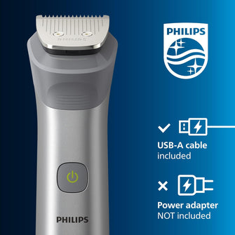 Philips Series 5000 All-in-one Trimmer, 12-in-1 Multigroom for face, head and body, One tool, complete styling, 14 length settings (0.5-16 mm) (Model: MG5940/15) - 7